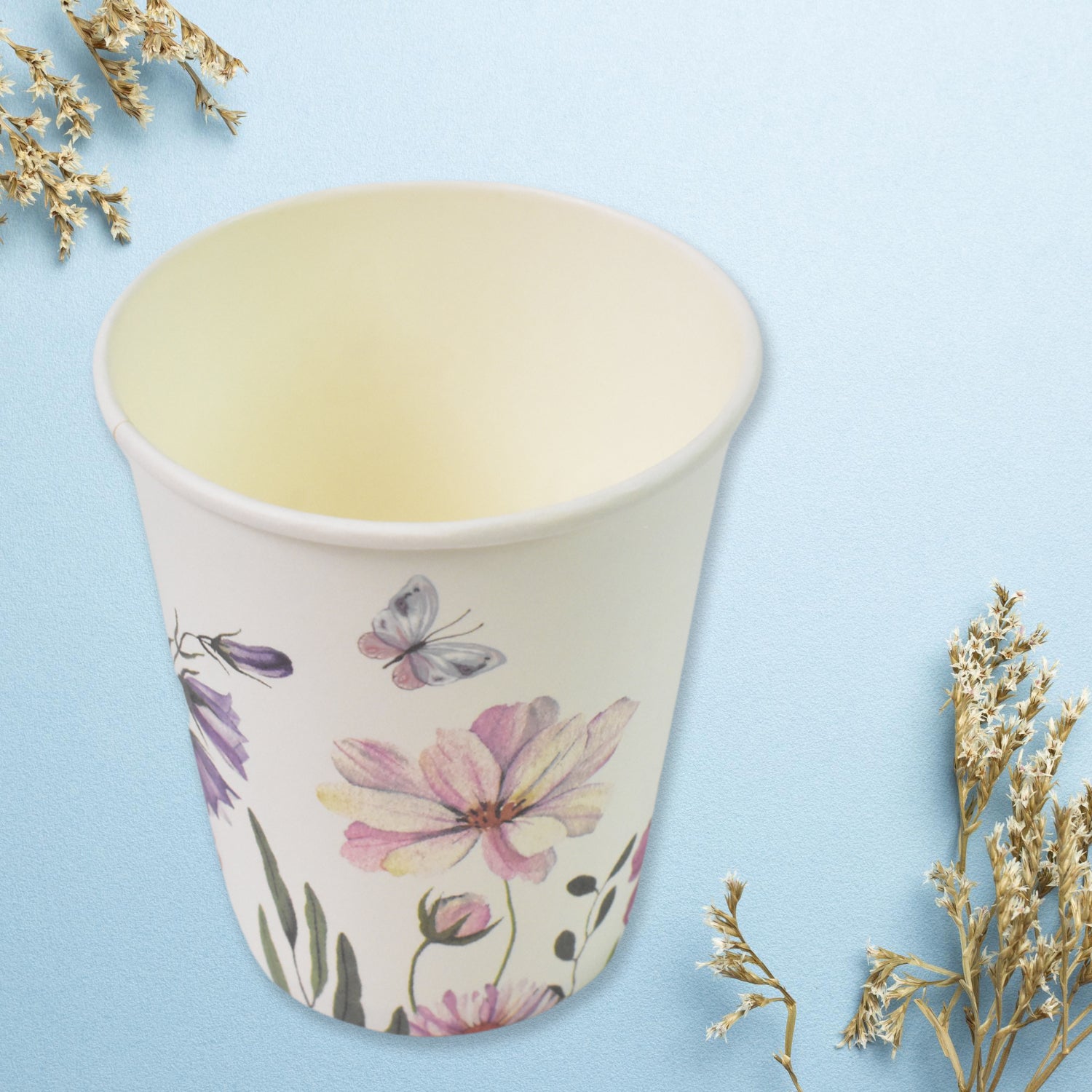Disposable Paper Cups Disposable Tea Coffee Cups (24 Pcs Set  Mix Color  Design) Disposable Paper Cups Disposable Tea Coffee Cups (24 Pcs Set  Mix Color  Design)